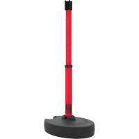 Base pour montant de barri&egrave;re PLUS, Hauteur de 42", Rouge M & M Nord Ouest Inc