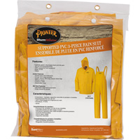 577 V&ecirc;tements imperm&eacute;ables 3 morceaux, Polyester/PVC, 5T-Grand, Jaune M & M Nord Ouest Inc