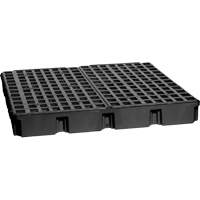 Plateforme de d&eacute;versement modulaire, Capacit&eacute; de d&eacute;versement 60,5 gal. US, 51,5'' x 51,5'' x 6,5" M & M Nord Ouest Inc