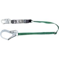 V-Series Lanyard, 6', Rebar Hook Center, Snap Hook Leg Ends, Polyester M & M Nord Ouest Inc