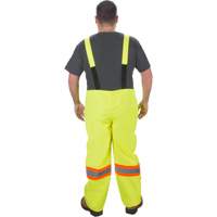 Salopette imperm&eacute;able RZ1000, Polyester, Petit, Jaune lime haute visibilit&eacute; M & M Nord Ouest Inc