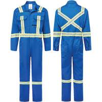 UltraSoft&reg; 9 oz. Deluxe Coveralls, Size 36, Royal Blue M & M Nord Ouest Inc