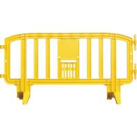 Barricade Movit, Emboîtables, 78" lo x 39" h, Jaune SGN468 | M & M Nord Ouest Inc