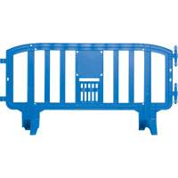 Barricade Movit, Emboîtables, 78" lo x 39" h, Bleu SGN471 | M & M Nord Ouest Inc