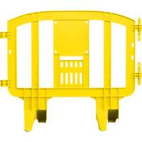 Barricade Minit, Emboîtables, 49" lo x 39" h, Jaune M & M Nord Ouest Inc