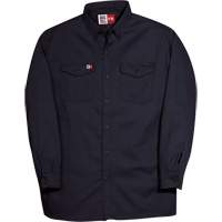 Westex UltraSoft&reg; Button Down Shirt, Small, Navy Blue M & M Nord Ouest Inc