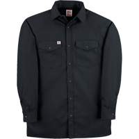 Chemise de travail en tissu crois&eacute; avec boutons-pression, Hommes, Petit, Noir M & M Nord Ouest Inc