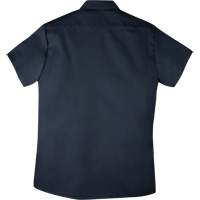 Short-Sleeved Twill Work Shirt, Men's, 4X-Large, Navy Blue M & M Nord Ouest Inc