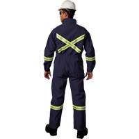 Westex UltraSoft&reg; Deluxe Coveralls with Reflective Material, Size 36, Navy Blue, 8.7 cal/cm² M & M Nord Ouest Inc