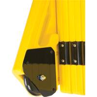 Portable Mobile Barrier, 40" H x 13' L, Yellow SGO660 | M & M Nord Ouest Inc