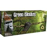 5559PF Green Monkey Gloves, Small, Nitrile, 4-mil, Powder-Free, Green M & M Nord Ouest Inc