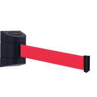 TensaBarrier<sup>®</sup> Wall Mounted Unit, Plastic, Screw Mount, 30', Red Tape SGP301 | M & M Nord Ouest Inc