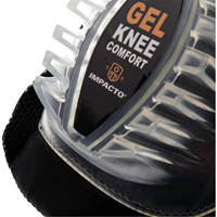 Genouill&egrave;res tout terrain, Style Boucles et crochets, Prot&egrave;ge-genoux Plastique, Tampons Gel M & M Nord Ouest Inc