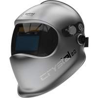 Crystal 2.0 Auto Darkening Welding Helmet, 3.94" L x 1.97" W View Area, 2/4 - 12 Shade Range, Silver M & M Nord Ouest Inc
