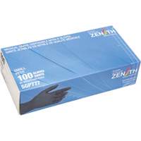 Gants jetables de calibre m&eacute;dical r&eacute;sistants &agrave; la perforation, Petit, Nitrile, 5 mils, Sans poudre, Noir, Classe 2 M & M Nord Ouest Inc