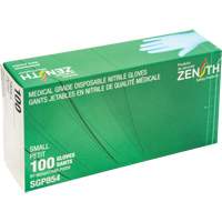 Gants jetables de calibre m&eacute;dical r&eacute;sistants &agrave; la perforation, Petit, Nitrile, 3,5 mils, Sans poudre, Bleu, Classe 2 M & M Nord Ouest Inc