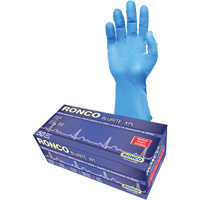 Blurite XPL Examination Gloves, Small, Nitrile, 8-mil, Powder-Free, Blue, Class 2 M & M Nord Ouest Inc