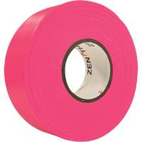 Ruban de signalisation, 1,1875" la x 164' lo, Rose fluorescent M & M Nord Ouest Inc