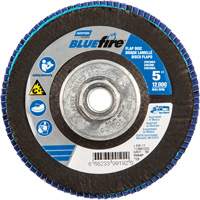 Disque &agrave; lamelles BlueFire, 5" x 5/8"-11, Type 29, Grain 80, Alumine de zirconium M & M Nord Ouest Inc