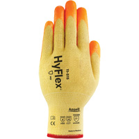 HyFlex&reg; High Visibility Cut-Resistant Gloves, Size 6, 13 Gauge, Foam Nitrile Coated, Stainless Steel/Kevlar&reg;/Spandex Shell, ASTM ANSI Level A5/EN 388 Level E M & M Nord Ouest Inc