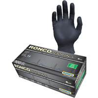 Sentron 6 Disposable Examination Gloves, Small, Nitrile, 6-mil, Powder-Free, Black, Class 2 M & M Nord Ouest Inc