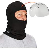 N-Ferno&reg; Zippered Balaclava Face Mask with Bump Cap Insert, Fleece/Polyester, Black M & M Nord Ouest Inc