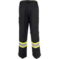 Pantalons ventil&eacute;s haute visibilit&eacute; toutes saisons, Poly-coton, 50, Noir M & M Nord Ouest Inc