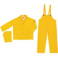 Ensemble imperm&eacute;able de s&eacute;rie classique avec limite dinflammabilit&eacute;, Grand, Jaune M & M Nord Ouest Inc