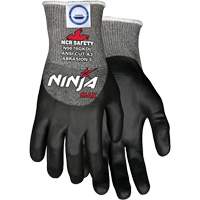 Ninja&reg; Max Cut Resistant Gloves, Medium, 10 Gauge, Bi-Polymer Coated, ASTM ANSI Level A3 M & M Nord Ouest Inc