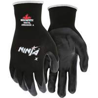 Ninja&reg; Coated Gloves, Large, Bi-Polymer Coating, 15 Gauge, Nylon/Lycra&reg; Shell M & M Nord Ouest Inc