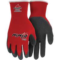 Ninja&reg; Flex Coated Gloves, Large, Rubber Latex Coating, 15 Gauge, Nylon Shell M & M Nord Ouest Inc