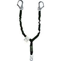 Miller&reg; Arc-Rated Shock-Absorbing Lanyard, 6', Locking Snap Hook Center, Locking Snap Hook Leg Ends, Kevlar&reg; M & M Nord Ouest Inc