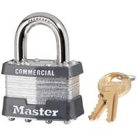 Cadenas lamin&eacute;, Argent, Cl&eacute;s identiques, Acier lamin&eacute;, Largeur de 1-3/4" M & M Nord Ouest Inc