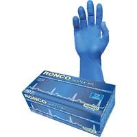 SilkTex XPL Extra-Long Examination Glove, Small, Latex, 13-mil, Powder-Free, Blue, Class 2 M & M Nord Ouest Inc