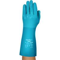 AlphaTec&reg; 04-003 Chemical Resistant Gloves, Size 8, 14" L, Nitrile/PVC, Fleece Inner Lining, Winter Weight M & M Nord Ouest Inc