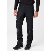 Pantalons d'entretien Oxford, Poly-coton, Noir, Taille 30, Entrejambe 30 SGU533 | M & M Nord Ouest Inc