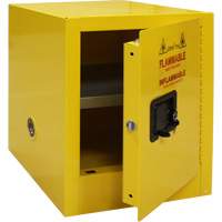 Armoire pour produits inflammables, 4 gal., 1 Porte(s), 17" La x 22" h x 18" p M & M Nord Ouest Inc