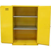 Flammable Storage Cabinet, 90 Gal., 2 Door, 43" W x 66" H x 34" D M & M Nord Ouest Inc