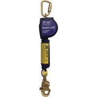 Nano-Lok Extended Length Self Retracting Lifeline, 10', Dyneema&reg;, Swivel M & M Nord Ouest Inc