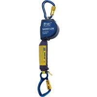 Nano-Lok Extended Length Self Retracting Lifeline, 10', Dyneema&reg;, Swivel M & M Nord Ouest Inc