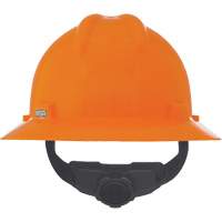 Casque de s&eacute;curit&eacute; &agrave; fente et bordure compl&egrave;te V-Gard, R&eacute;pond aux normes CSA type 1, Suspension Rochet, Non ventil&eacute; M & M Nord Ouest Inc