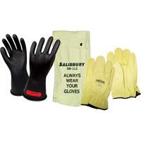 Salisbury  Electrical-Insulating Glove Kit, ASTM Class 0, Size 9, 11" L M & M Nord Ouest Inc
