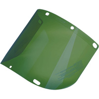 Dynamic™ Formed Faceshield, Polycarbonate, Green Tint SGV637 | M & M Nord Ouest Inc