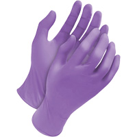 Deny Tripolymer Disposable Gloves, Large, Latex/Neoprene/Nitrile, 6-mil, Powder-Free, Purple M & M Nord Ouest Inc