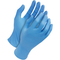Classic Disposable Gloves, Medium, Nitrile, 4-mil, Powder-Free, Blue M & M Nord Ouest Inc