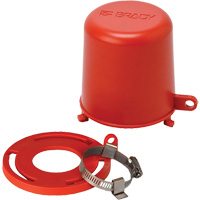 Housse de s&eacute;curit&eacute; pour fontaine et dispositif de cadenassage pour robinet &agrave; tournant, Ensemble Vanne/Robinet &agrave; eau M & M Nord Ouest Inc