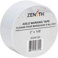 Ruban pour marquage d'all&eacute;es, 2" x 108', PVC, Blanc M & M Nord Ouest Inc