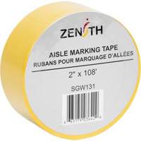 Aisle Marking Tape, 2" x 108', PVC, Yellow M & M Nord Ouest Inc
