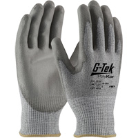 G-Tek&reg; PolyKor&reg; Cut Resistant Gloves, Size Small, 13 Gauge, Polyurethane Coated, Polyethylene Shell, ASTM ANSI Level A4/EN 388 Level 5/EN 388 Level D M & M Nord Ouest Inc
