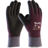 ATG MaxiDry&reg; Zero Coated Gloves with Thermal Lining, Small, Foam Nitrile Coating, 15 Gauge, Nylon/Spandex Shell M & M Nord Ouest Inc